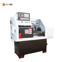 CK0640 Machine de tour CNC à coupe horizontale standard pour l'usinage des métaux à lit plat