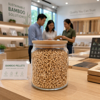 Granulés de biomasse haut de gamme, écologiques, à faible teneur en cendres, à haute valeur esthétique, faible émission de fumée, pour chauffage de salon – Vente chaude
