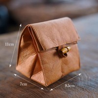 Sac de rangement écologique à cordon, fait main en papier DuPont, pochette portable pour montres et petits objets