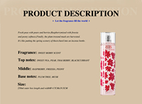 Parfum liquide pour femmes aux saveurs fruitées, naturellement frais, élégant, longue tenue, vaporisateur, parfum luxueux, ambiance envoûtante