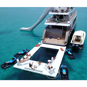 Y & G nổi Dock nền tảng CE ISO chứng nhận nổi Inflatable U pontoons Dock tĩnh Inflatable nước vui chơi giải trí cơ sở - Product Image 6