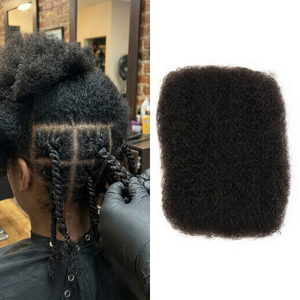 Extensions de tresses en vrac Afro <span class=keywords><strong>Kinky</strong></span> pré-étirées, 100 % cheveux indiens naturels noirs vierges Remy, qualité 8A-12A, vente en gros - Product Image 1