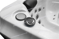 Bains à remous 16 ampères Baignoire Offre Spéciale en usine Baignoire spa extérieure 2-3 personnes