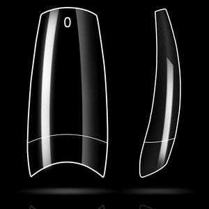 Nouvelle Arrivée Français 500pcs Blanc <span class=keywords><strong>Transparent</strong></span> ABS Ongles Artificiels 500pcs Faux Ongles Extension Acrylique <span class=keywords><strong>Capsule</strong></span> Demi-Couverture Longue - Product Image 5