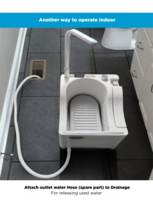 Wudu мойка для ног, автоматическая мойка wudu, мусульманская молитвенная раковина Wudu, запатентованная водосберегающая wudumate - Product Image 5