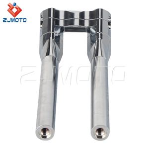 Abrazadera superior para manillar de 6 "-12" estilo Club de retroceso de aluminio CNC para <span class=keywords><strong>Harley</strong></span> Dyna Super Glide Wide Glide Low Rider <span class=keywords><strong>Fat</strong></span> <span class=keywords><strong>Bob</strong></span> - Product Image 4