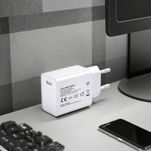 Ce ROHS chứng nhận tốc độ cao <span class=keywords><strong>25W</strong></span> PD PPS USB C <span class=keywords><strong>Power</strong></span> Adapter điện EU tường sạc <span class=keywords><strong>Adaptor</strong></span> với OTP bảo vệ cho Samsung - Product Image 4