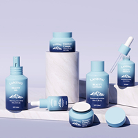 Ensemble de flacons en verre de 30 ml et 60 ml pour cosmétiques, flacons de lotion et pots de 30 g, emballage pour soins de la peau, pots de crème pour le visage