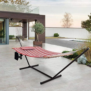 <span class=keywords><strong>Hamac</strong></span> d'extérieur matelassé en Polyester, lit-balançoire de 12 <span class=keywords><strong>pieds</strong></span>, <span class=keywords><strong>pour</strong></span> jardin et Patio - Product Image 2