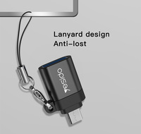 GS07 YESIDO Mini Adaptador OTG con Lector de Tarjetas Micro para Teléfono Móvil