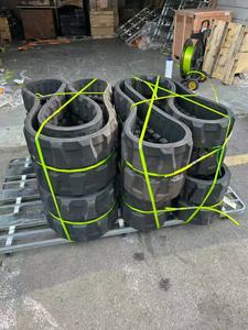 Chenilles en caoutchouc YMGM/Yeaming pour mini-excavatrice - Jaune/Noir Certifié ISO9001 Plusieurs tailles (ex. 180x72x40 300x52.5x80 - Product Image 2