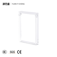 Étui de protection en acrylique anti-UV avec couvercle et support magnétique transparent pour la présentation de cartes de collection graduées – Fourniture directe usine