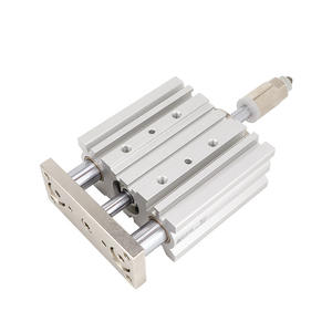 Cilindro Neumático MGPM25/32*20/30/40/50/75-30/50-XC8, Guía de Tres Ejes con Tres Varillas y Carrera Ajustable para Aplicaciones de Maquinaria - Product Image 1