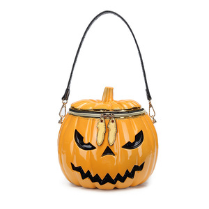 High Quality in Stock Fashion 3 D <strong>Skull</strong> Crossbones Cross Handbag Shape Pumpkin Shape Custom Bag <strong>Purse</strong> - Product Image 6