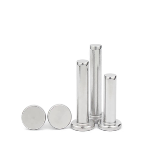 Rivets à tête plate, rivets métalliques en cuivre et acier inoxydable, fixations industrielles, fabricant de rivets sur mesure, M8 M10 - Product Image 1
