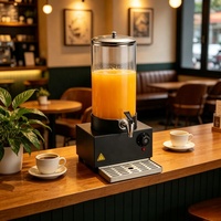 Distributeur de boissons chauffant électriquement en acier inoxydable, isotherme, pour lait chaud, café, jus, chauffe-plats pour buffets d'hôtel, qualité alimentaire, avec prise
