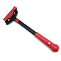 Outil à main de nettoyage de vendeur d'usine 18*100mm grattoir en métal d'aluminium Balde remplaçable en acier avec marteau pour la peinture sur verre de mur