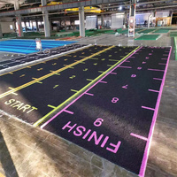 Terrain de Cricket de 50mm gazon artificiel tapis vert gazon artificiel pour Futsal Gym Fitness Football stade de Football f