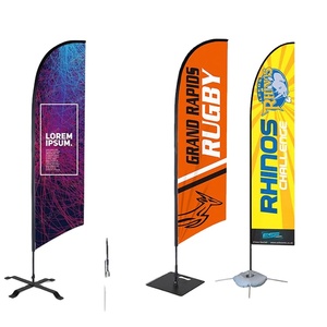 Promotional Custom Print Double Sided Polyester Flags Cheap Blank <strong>Banner</strong> with Your Logo - Product Image 5