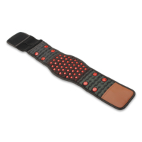 Ceinture de thérapie bio à la tourmaline Luxuryade K65 PEMF 3-64Hz à 2 bobines, 54 LED, chauffage infrarouge, lumière rouge photonique 90W, massage lombaire pour la santé
