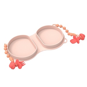 Ensemble <span class=keywords><strong>de</strong></span> vaisselle pliable, écologique et non toxique, personnalisable, mignon plateau d'alimentation en silicone pliable pour bébé - Product Image 5