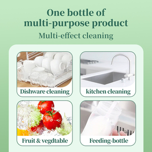 <span class=keywords><strong>Détergent</strong></span> à vaisselle concentré liquide pour la maison, écologique, sans résidus, pour fruits, légumes, aliments, qualité <span class=keywords><strong>alimentaire</strong></span> - Product Image 6