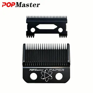 Lame de rechange POPMaster Black Diamond DLC Faper Blade à refroidissement rapide pour <span class=keywords><strong>Wahl</strong></span> <span class=keywords><strong>Magic</strong></span> <span class=keywords><strong>Clip</strong></span> Senior 8148 8504 et BabylissPRO - Product Image 1