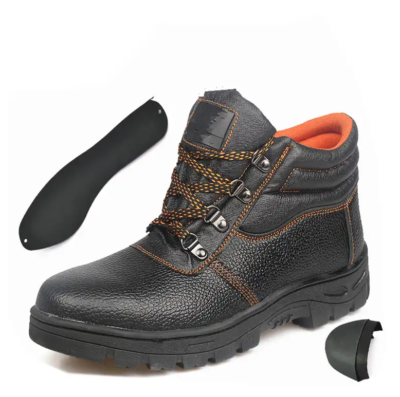 श्रम बीमा जूते विरोधी मुंहतोड़ विरोधी-भेदी सुरक्षा जूते इस्पात पैर की अंगुली के साथ