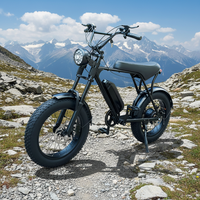 Vélo électrique tout-terrain à suspension intégrale, moteur arrière 750 W, batterie au lithium, 20 pouces, pour adultes