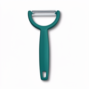 Éplucheur manuel de légumes et de fruits en acier inoxydable, lame dentelée à double tranchant extra-affûtée pour Made Green - Product Image 1