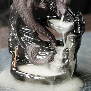 Venta al por mayor <span class=keywords><strong>de</strong></span> cerámica para decoración del hogar, difusor <span class=keywords><strong>de</strong></span> aroma <span class=keywords><strong>de</strong></span> cascada <span class=keywords><strong>de</strong></span> dragón, quemador <span class=keywords><strong>de</strong></span> incienso <span class=keywords><strong>de</strong></span> reflujo para Yoga, Spa, decoración <span class=keywords><strong>de</strong></span> meditación - Product Image 6