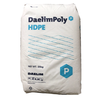 Granulés de polyéthylène haute densité Daelim HDPE 5502 pour le soufflage de bouteilles alimentaires, de fûts chimiques et de conteneurs creux