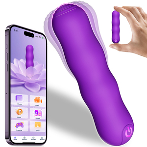 هزاز شخصي بـ10 سرعات يتحكم به عبر تطبيق، مقاوم للماء بدرجة IPX7، لتحفيز نقطة G والبظر والحلمات، لعبة للمتعة الجنسية للبالغين - Product Image 1