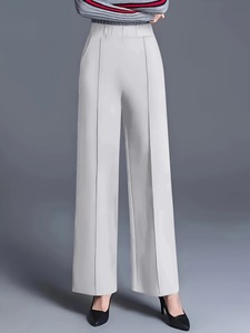 Pantalones <span class=keywords><strong>de</strong></span> Pierna Ancha <span class=keywords><strong>de</strong></span> Cintura Alta, Holgados, Casuales, <span class=keywords><strong>de</strong></span> Secado Rápido, <span class=keywords><strong>de</strong></span> Color Sólido, para Mujer, Verano-Otoño 2026, Estilo Independiente Transfronterizo TEMU - Product Image 3