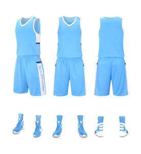 Conjuntos de Uniformes de Baloncesto Personalizados para Unisex |   Uniformes Deportivos de Verano 100% Poliéster para Estudiantes, Equipos y Entrenamiento Juvenil - Product Image 1