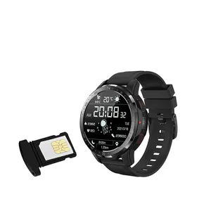 2022 Wholesale Water Resistant Round Smartwatch Touch Screen Smart Watch Use Sim Card Side Slot And Memory With Call