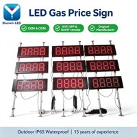 Letrero Digital LED para Exteriores para Mostrar el Precio de Combustible en Gasolineras
