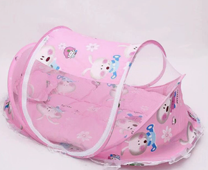 Moustiquaire de sécurité mignonne 2026 avec couette et oreiller <span class=keywords><strong>pour</strong></span> bébé - Product Image 4