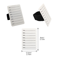 Main Verre Adhésif Noir Plaque Élastique Outil Palettes De Maquillage Affichage Carrelage Cils Plateau Pour Les Yeux Acrylique Extension Titulaire Palette De Cils