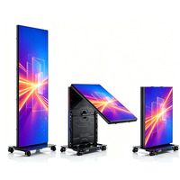 Layar Iklan LED Lipat P1.86 P2.5 Indoor 8K HDR1000, Dapat Dibaca di Bawah Sinar Matahari, Tahan Air IP65, WiFi