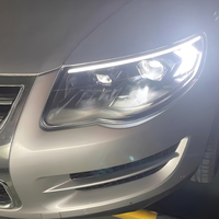 Ensemble de phares LED modifiés KGKB avec double lentille de projecteur, clignotants séquentiels et animation de démarrage pour VW Touareg 7L2 2007-2010