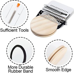 Minimáquina de Daring Loom para principiantes, herramienta de tejido artesanal, Kit de telar de tejer, herramienta de reparación para remendar rápidamente calcetines Vaqueros, <span class=keywords><strong>ropa</strong></span> - Product Image 5