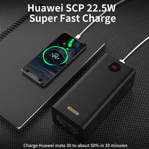 Batterie externe <span class=keywords><strong>ROMOSS</strong></span> 60000Ah haute capacité 22,5W PD3.0+QC3.0 Charge rapide bidirectionnelle Double USB 4 sorties Charge solaire Li-Polymère - Product Image 4