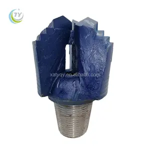 Alloy Steel 3 Wing Step Drag Bits Tungsten Carbide Drag Bit For Water Well Drilling