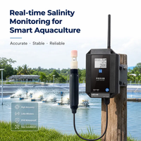Vente en gros WES WE-T126 Moniteur de qualité de l'eau sans fil LoRa 0-70PSU IP67 Testeur de salinité pour l'agriculture intelligente Système IoT