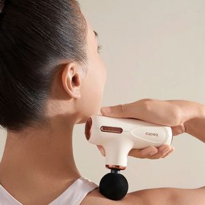 Electric Heated Muscle <b>Massage</b> Gun Deep Tissue Pistol Quiet Vibration Professional Portable <b>Head</b> Mini <b>Massage</b> Gun - Product Image 2