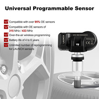 Système de surveillance de la pression des pneus programmé LAUNCH LTR-03, double fréquence RF (315 MHz + 433 MHz), capteur TPMS