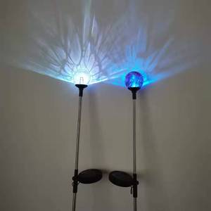 Đèn Sân Vườn Bóng Thủy Tinh Nứt Chạy Bằng Năng Lượng Mặt Trời Đèn Cảnh Quan Lối Đi Thay Đổi Màu Sắc Trang Trí Sân Ngoài Trời - Product Image 3