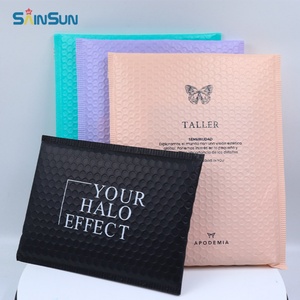 Wholesale Biodegradable Co-Extruded Self Seal Shockproof Custom Logo Matte Black Poly Bubble Mailers Bags - Product Image 3