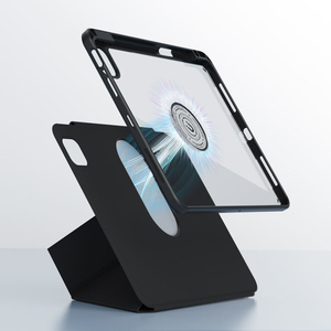 For 10.2 Inch 10.9 Inch 11 Inch <b>Tablet</b> Case Magnetic Clear Back Cover with Pencil Holder <b>Stand</b> Shockproof Protective Case - Product Image 1